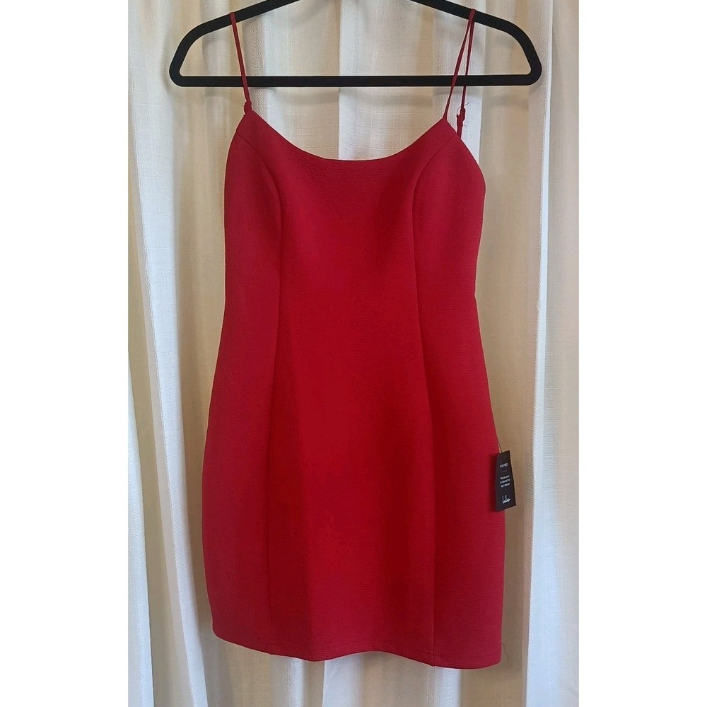 Lulu's Red Spaghetti Strap Mini Dress